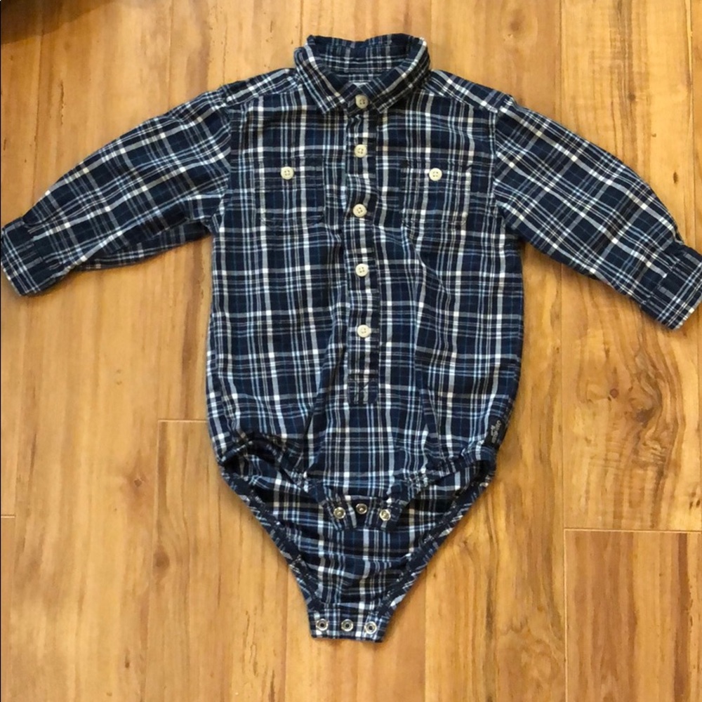 OshKosh Button Up Onsie